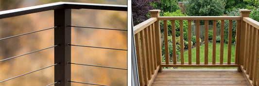 Vertical Balusters vs. Horizontal Cable: How Railing Affects Perceived Space