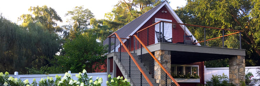 Modern Farmhouse Railing: Why Cable is the Perfect Match