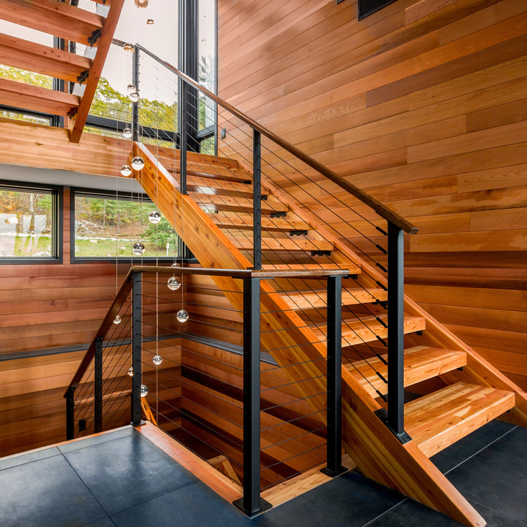 Keuka Black Cable Railing System Collection