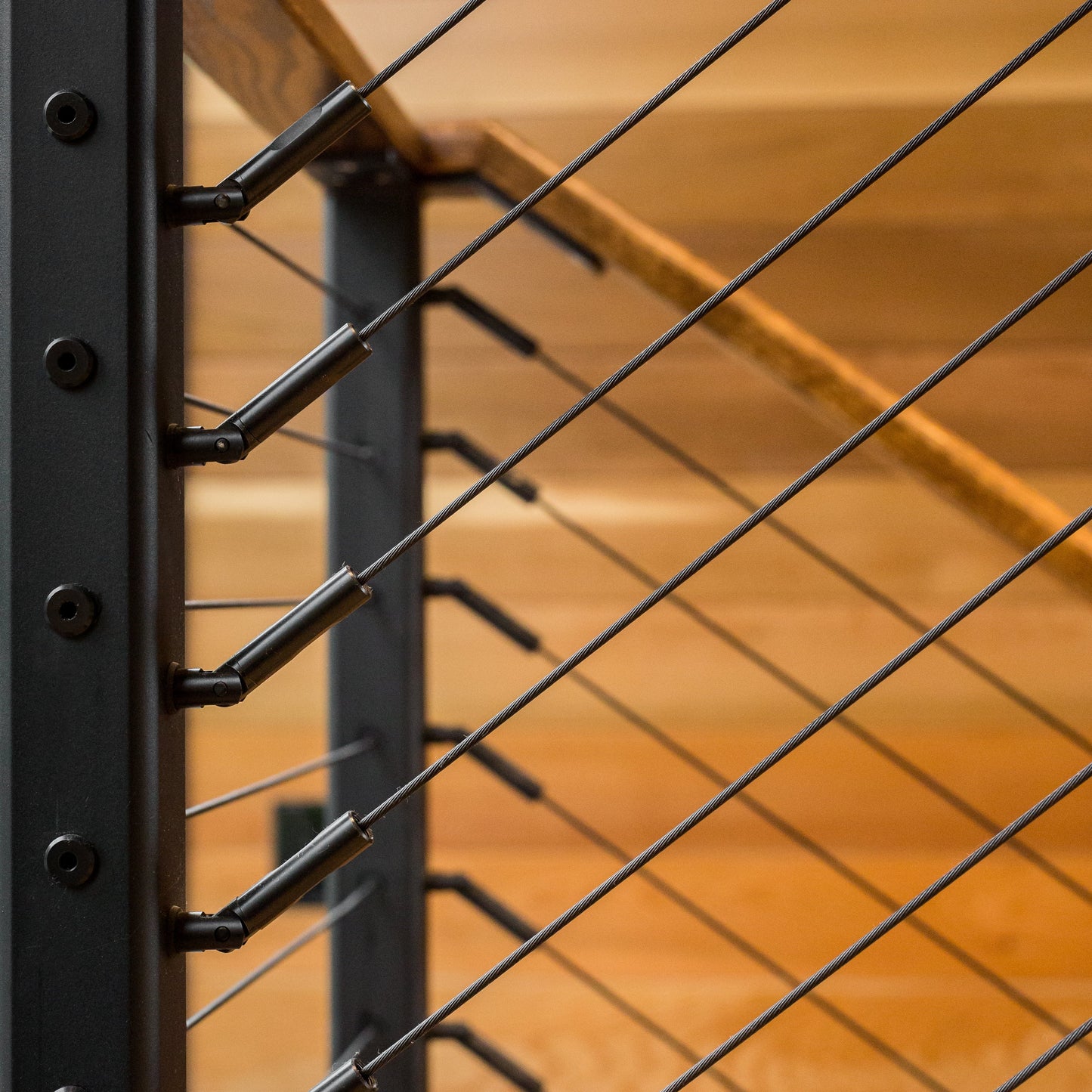 Black Stair Fitting With Screw