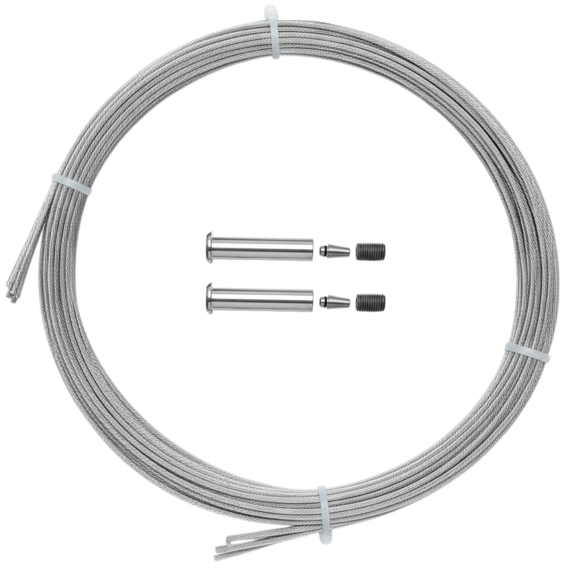 Keuka Cable level run kit with stainless cable railing fittings
