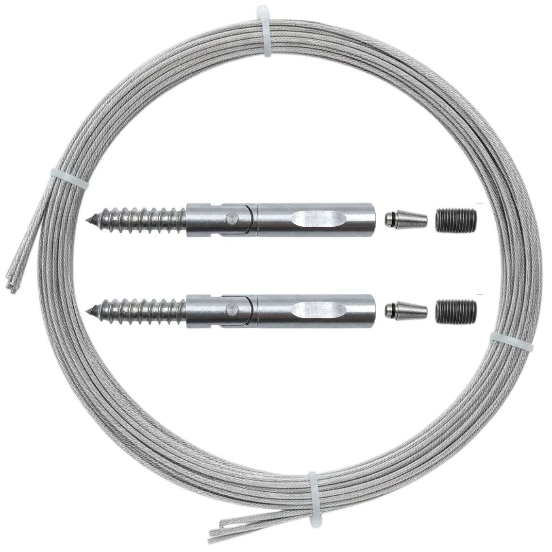 Stair Run Kit (Wood Posts) - Keuka Cable