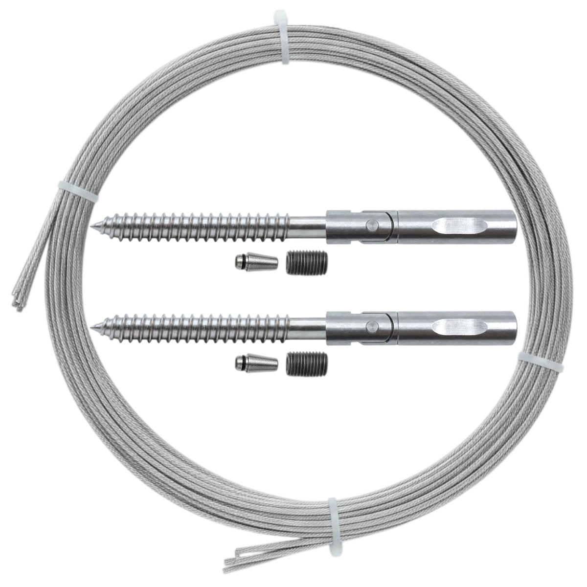 Stair Run Kit (Wood Posts) - Keuka Cable