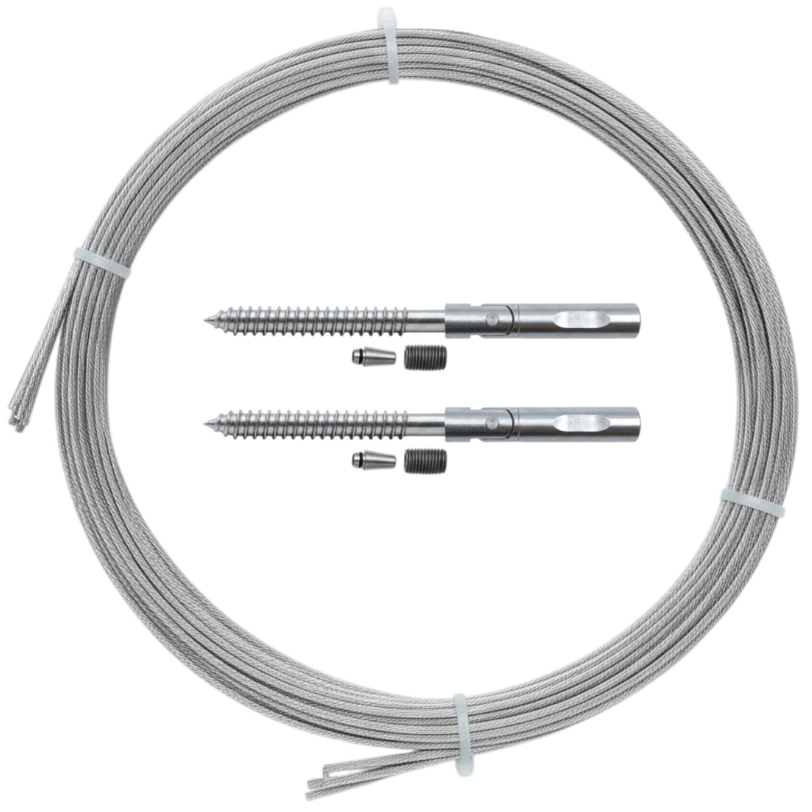 Stair Run Kit (Wood Posts) - Keuka Cable