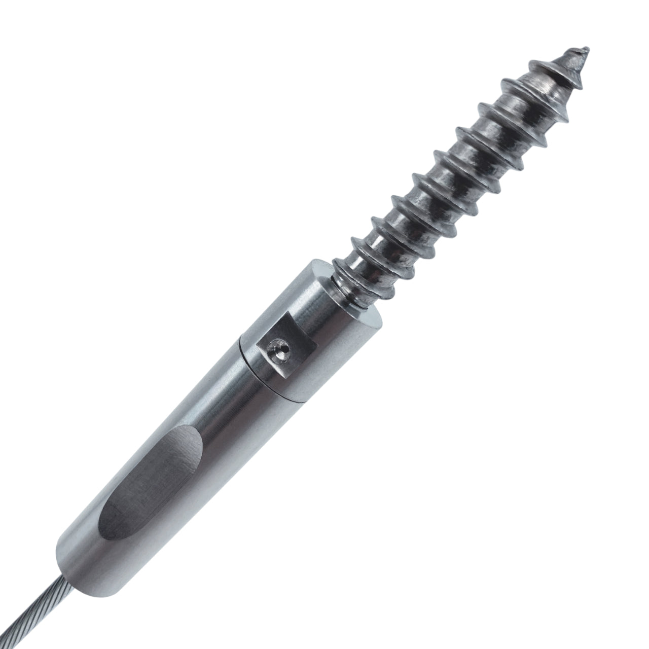 Stainless Level Fitting With Lag - Keuka Cable