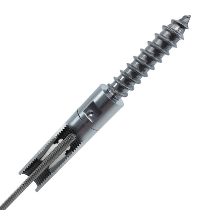 Stainless Level Fitting With Lag - Keuka Cable